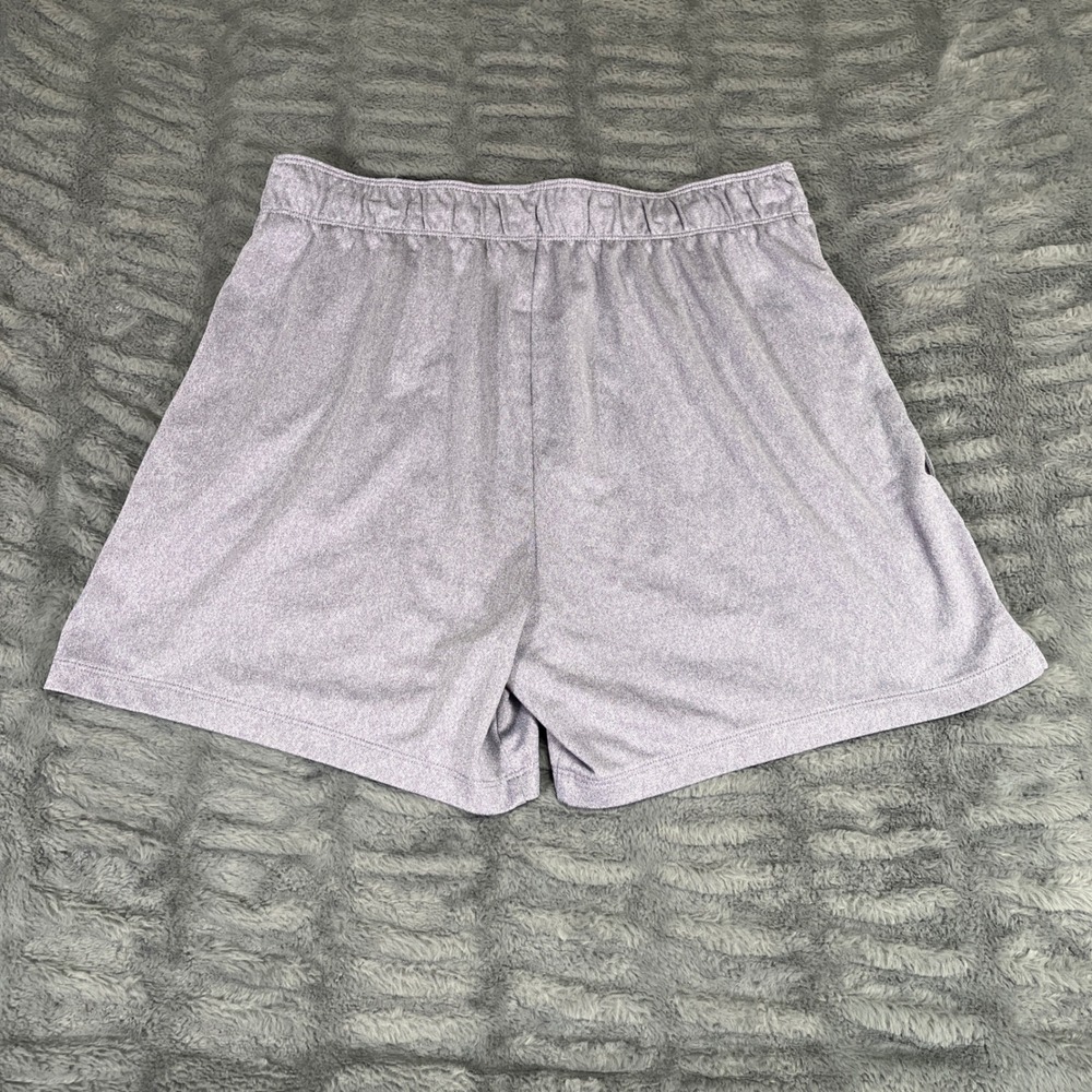Nike Womens Dri-FIT Heathered Purple Athletic Training Shorts Size Large AN868 - Picture 2 of 8